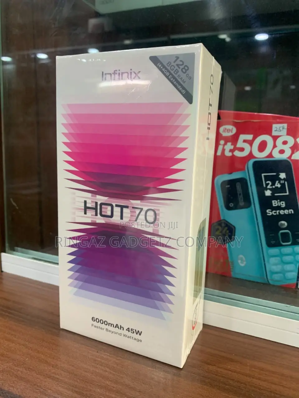 New Infinix Hot 70 128 GB Black