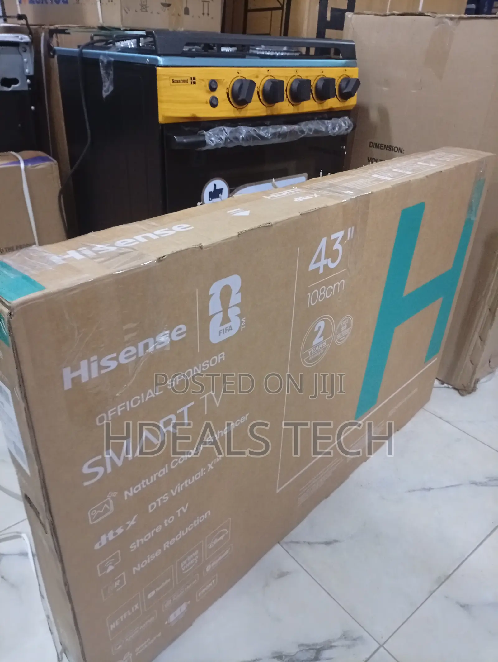 Hisense 43 Inch Wifi TV – Stream Instant Netflix and Prime Video