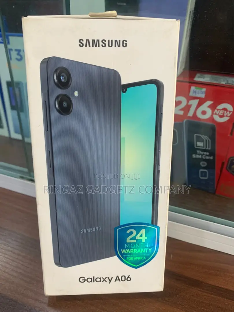 New Samsung Galaxy A06 128 GB Gold
