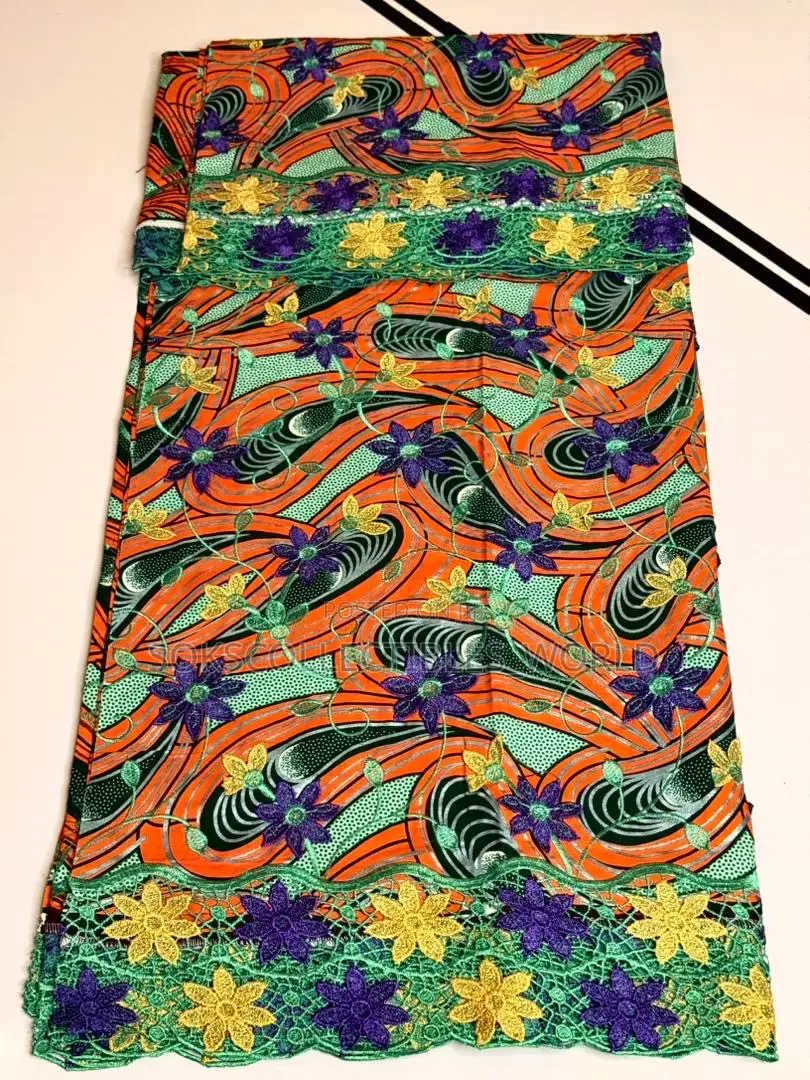 6yards Ankara Lace Material