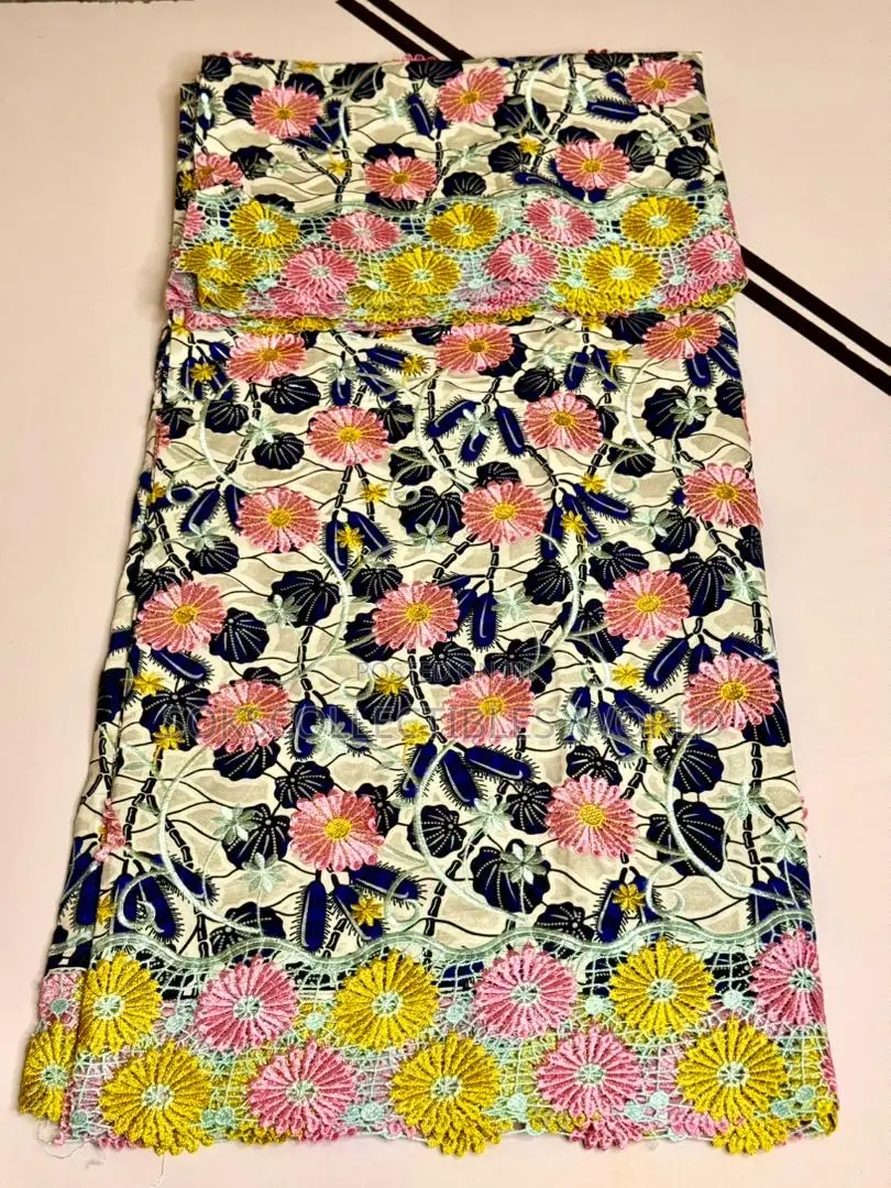 6yards Ankara Lace Material