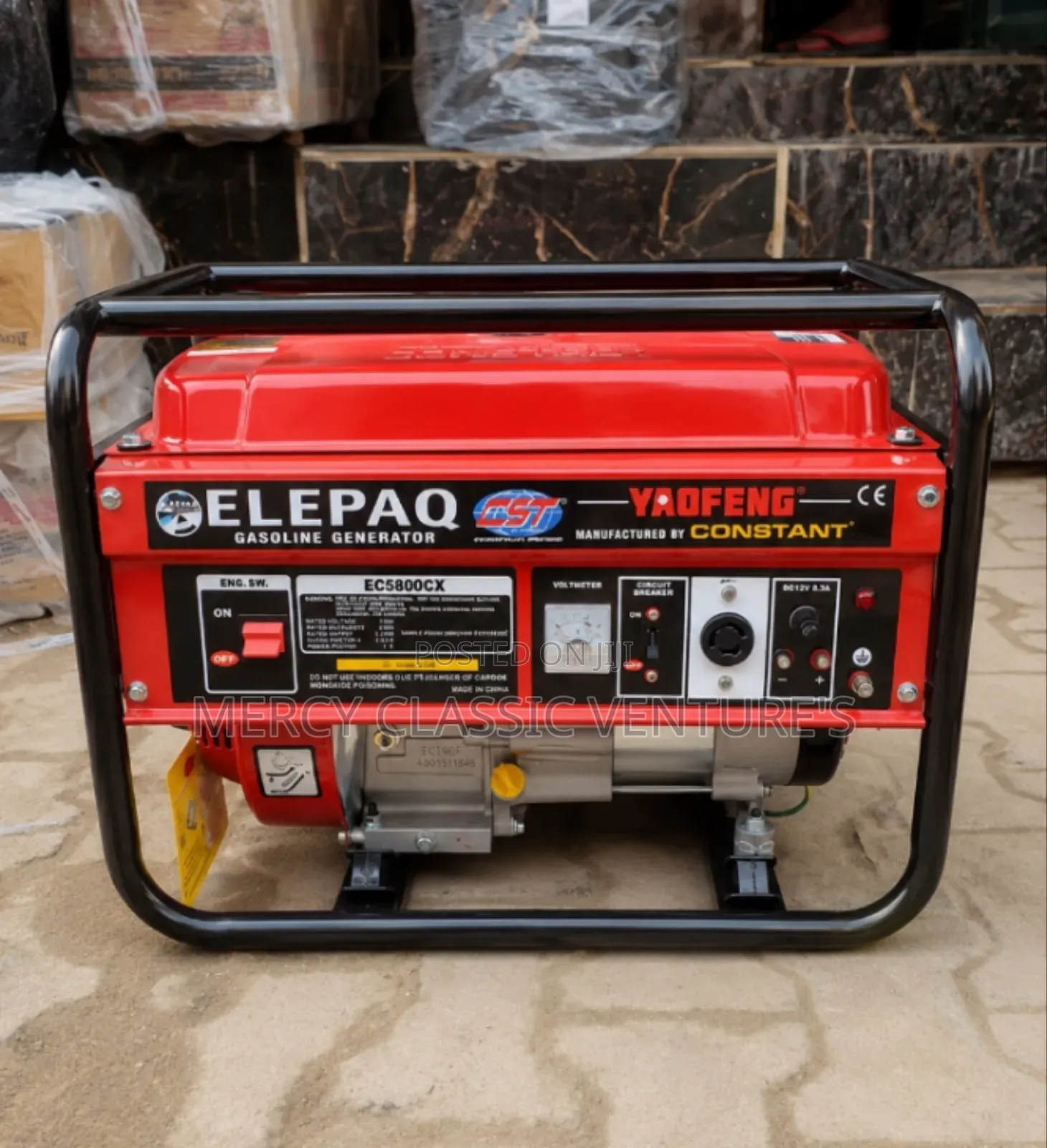 ELEPAQ EC5800CX 4.5KVA Petrol Generator Reliable Backup PowerGenerator