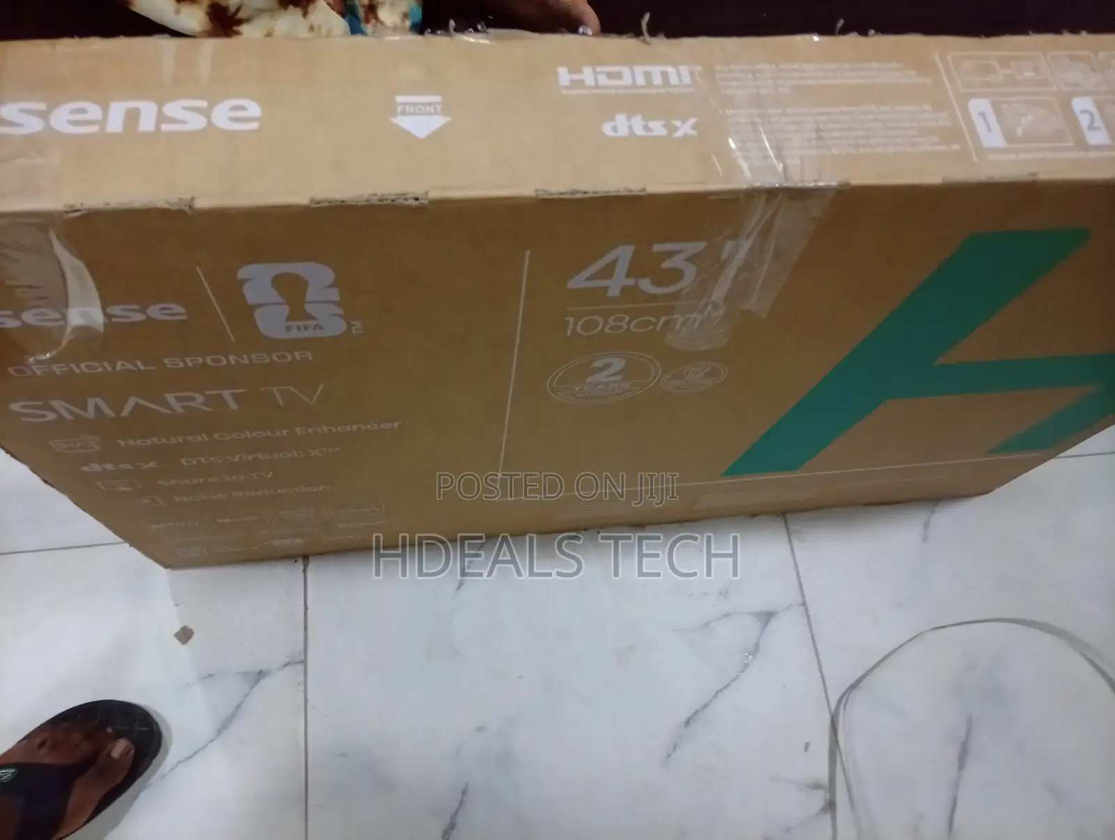 Hisense 43” Led TV – High Quality Sound System for Living Room