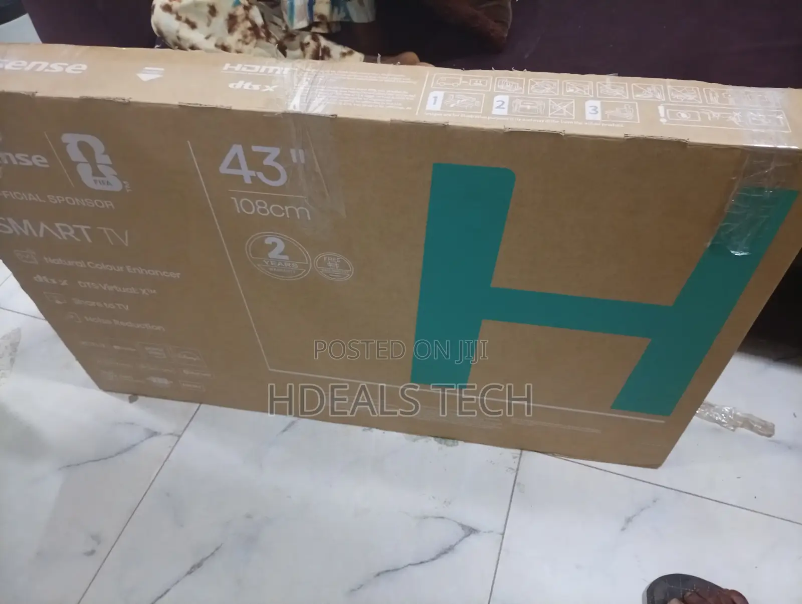 Hisense 43 Inch Smart TV – Clear Motion Display With Preinstalled Apps