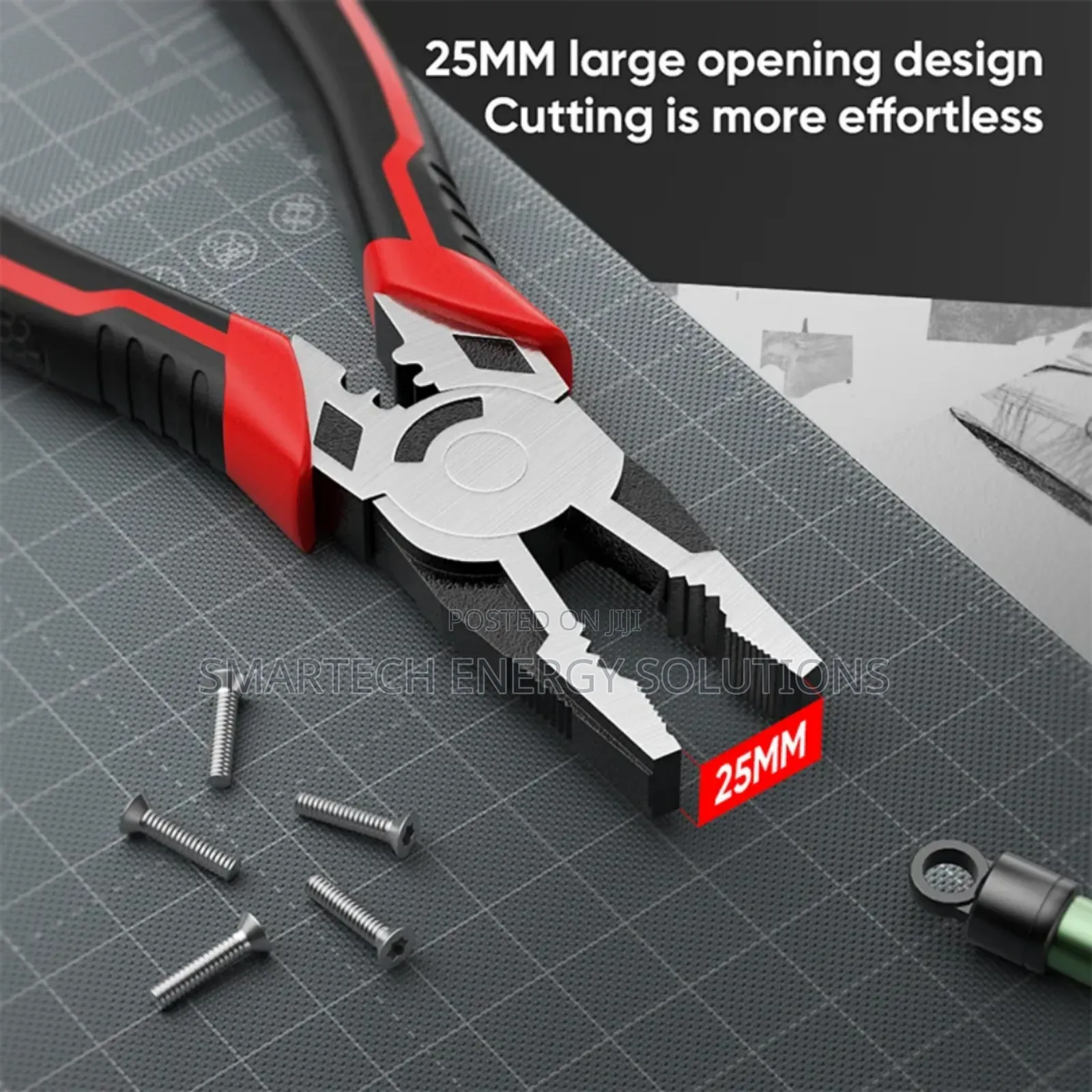 RONIX Pliers(Combination, Side Cutting Long Nose Pliers) 8, 7, 7 Mm