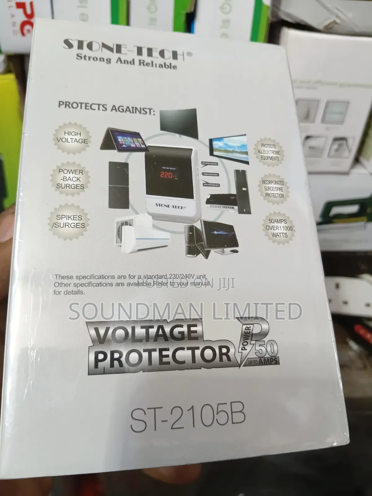 Stonetech 50 Amps AVS Digital Voltage Protector ST-2105B