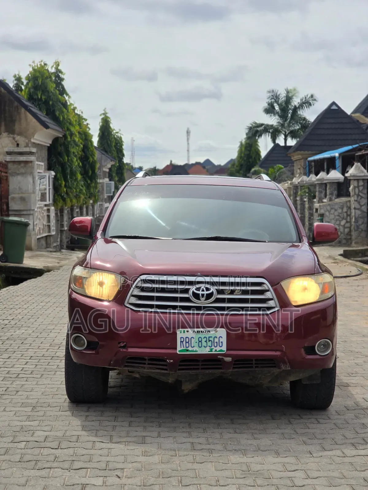 Toyota Highlander 2008 Red