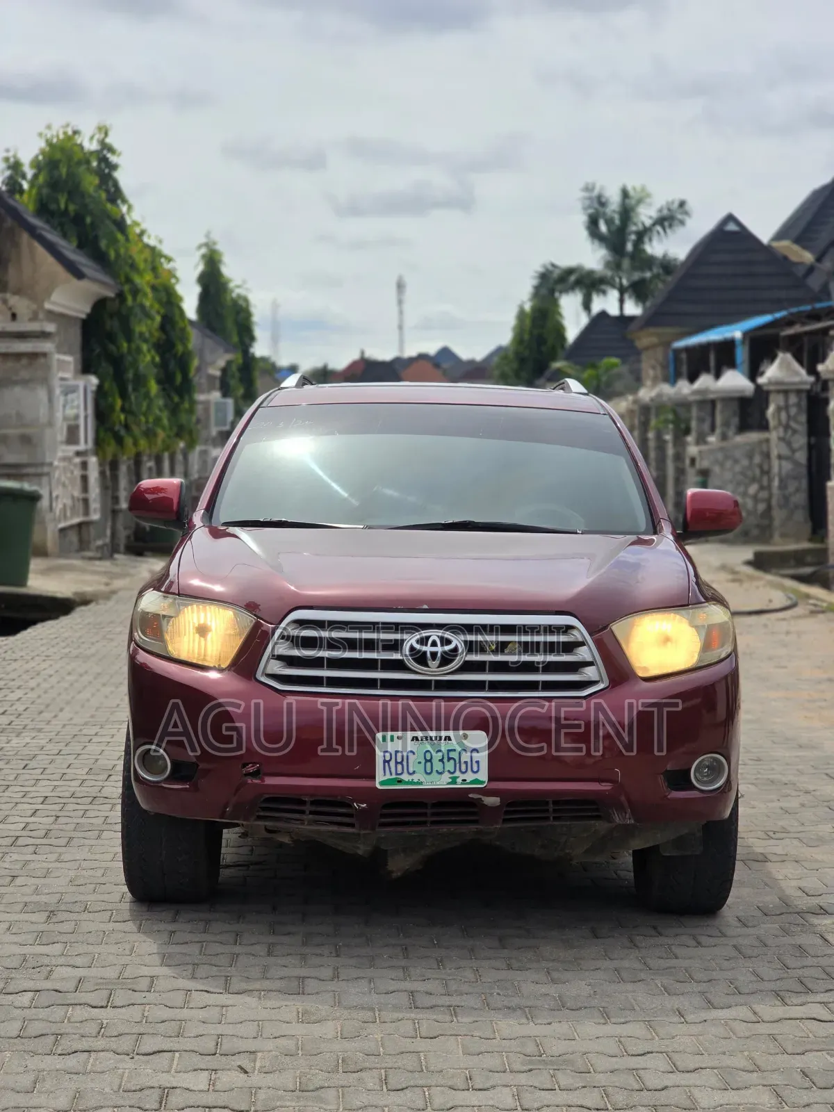 Toyota Highlander 2008 Red