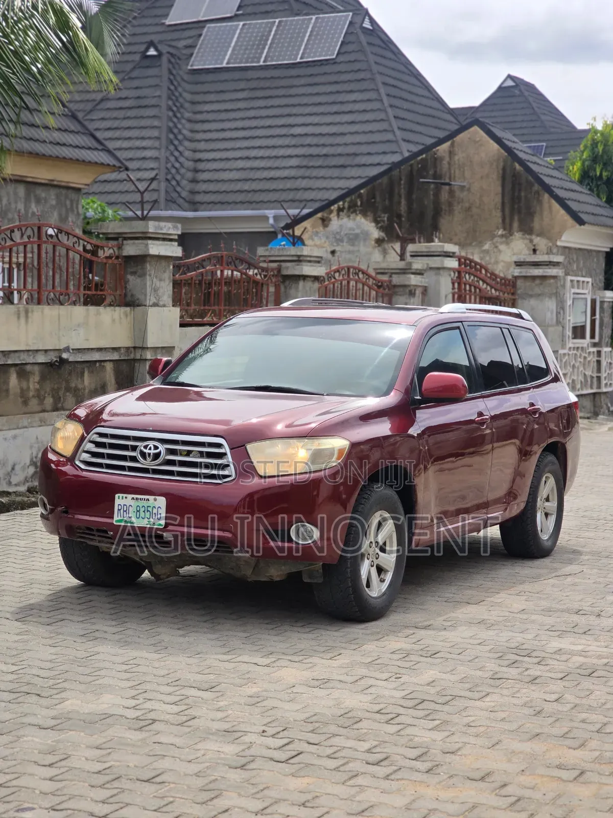 Toyota Highlander 2008 Red