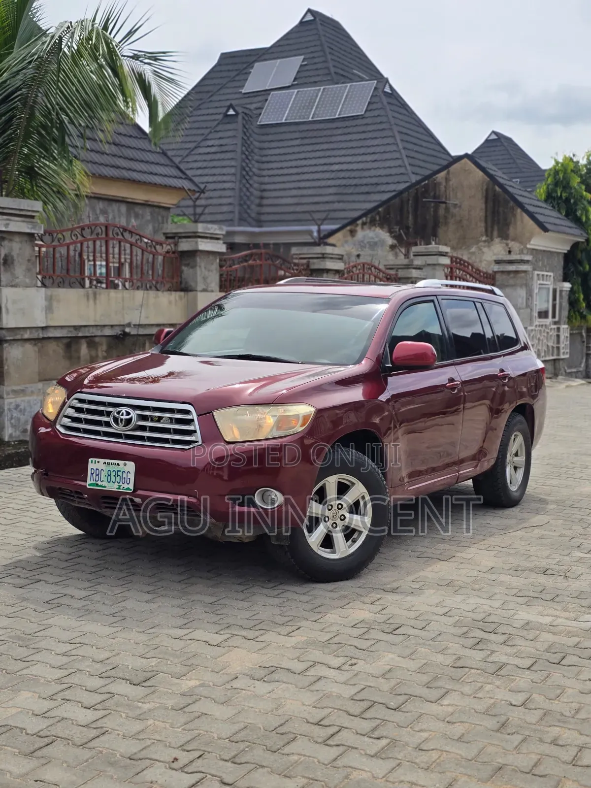 Toyota Highlander 2008 Red