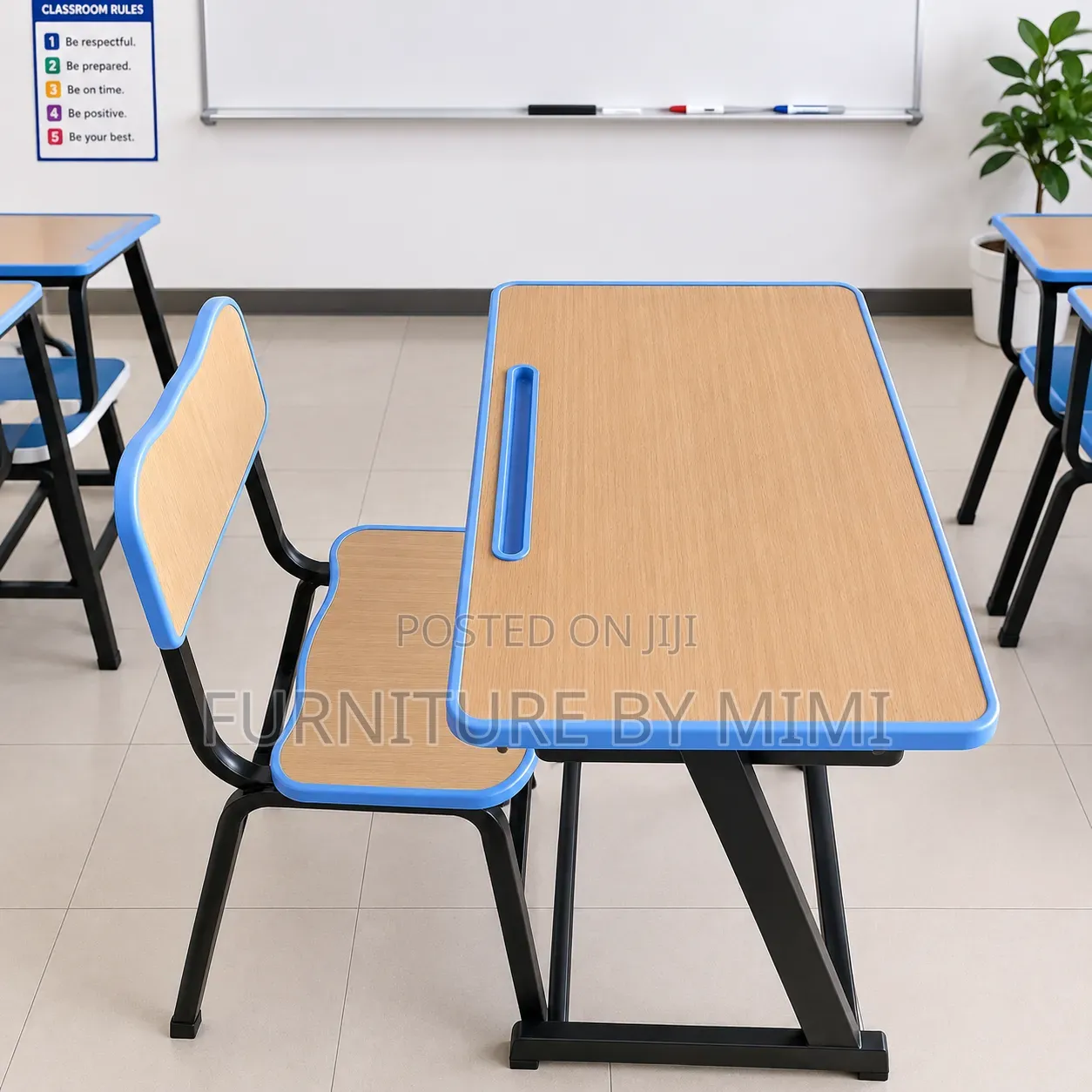 Premium Adjustable School Desk and Chair Set - Brand New