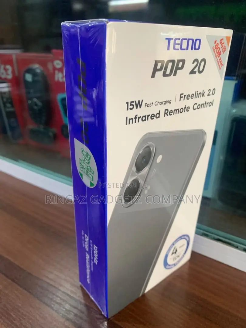 New Tecno Pop 20 64 GB Black