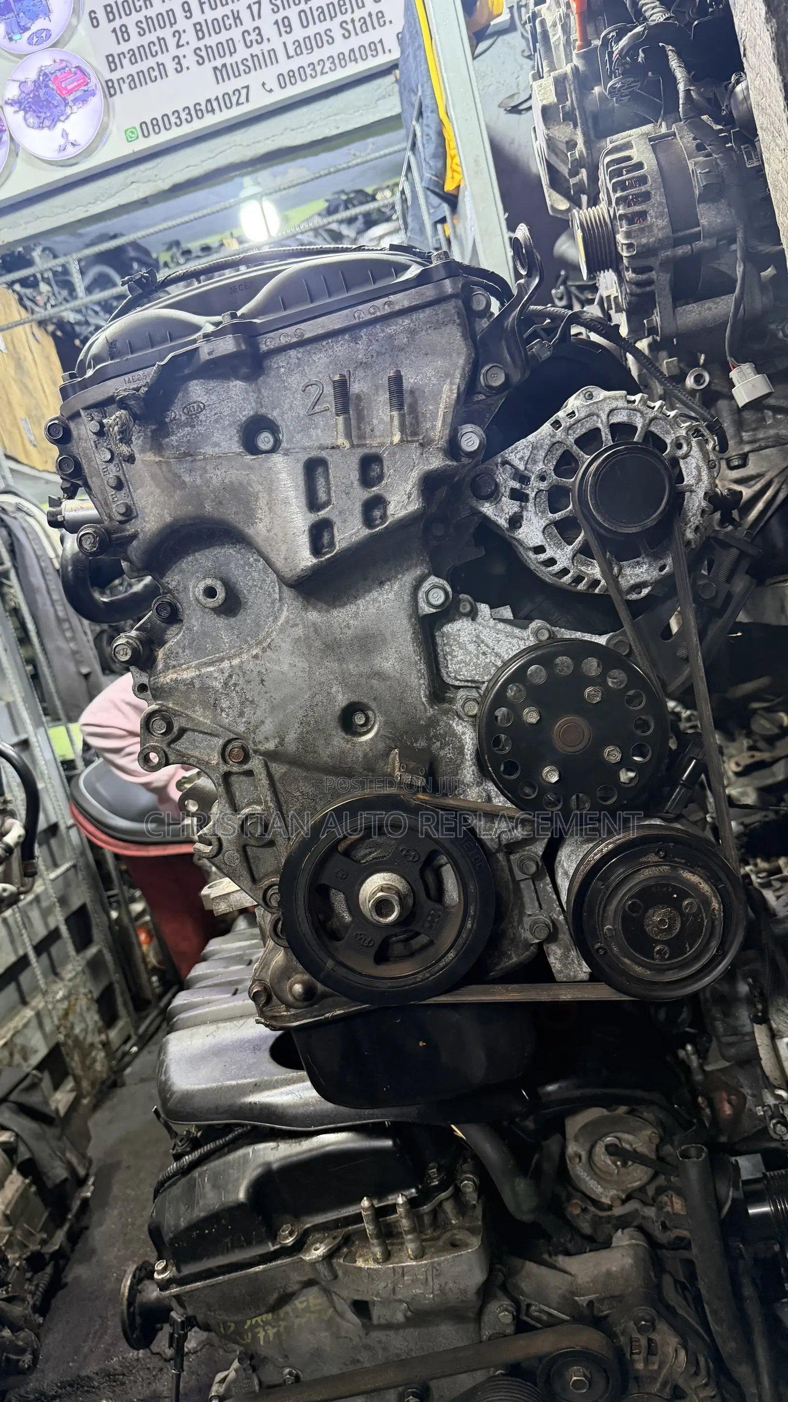 Original Tokunbo Hyundai Elantra 2013–2016 Complete Engine