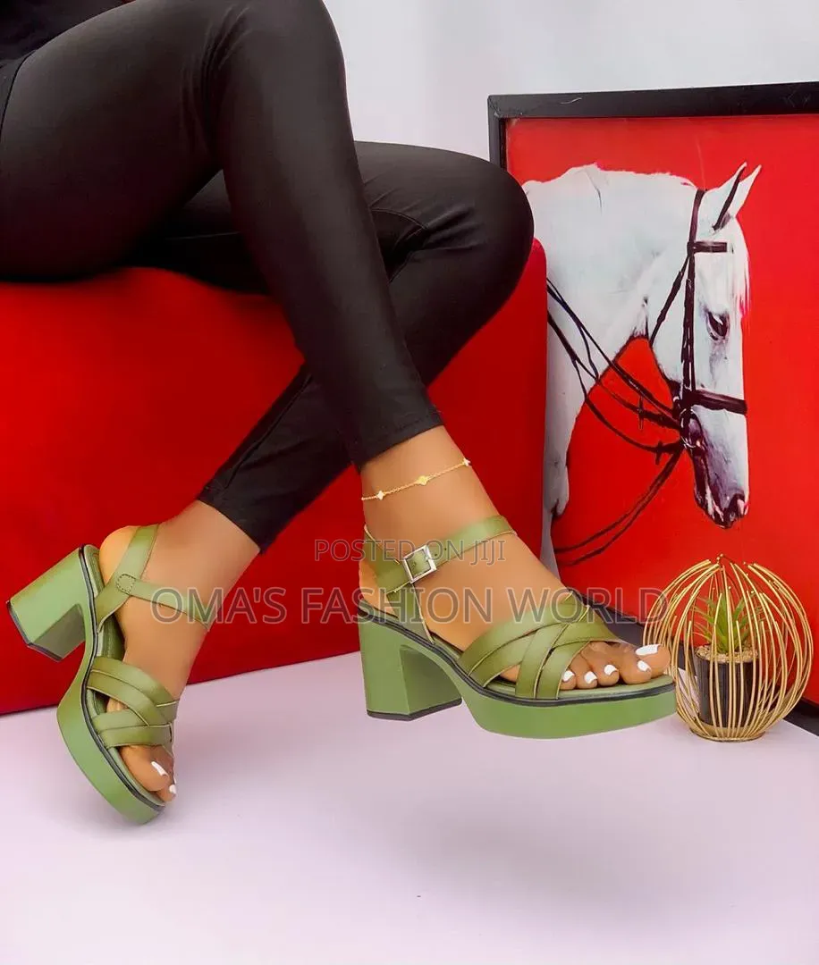 Walk With Confidence in Our Classy Cover Heel Shoes.,