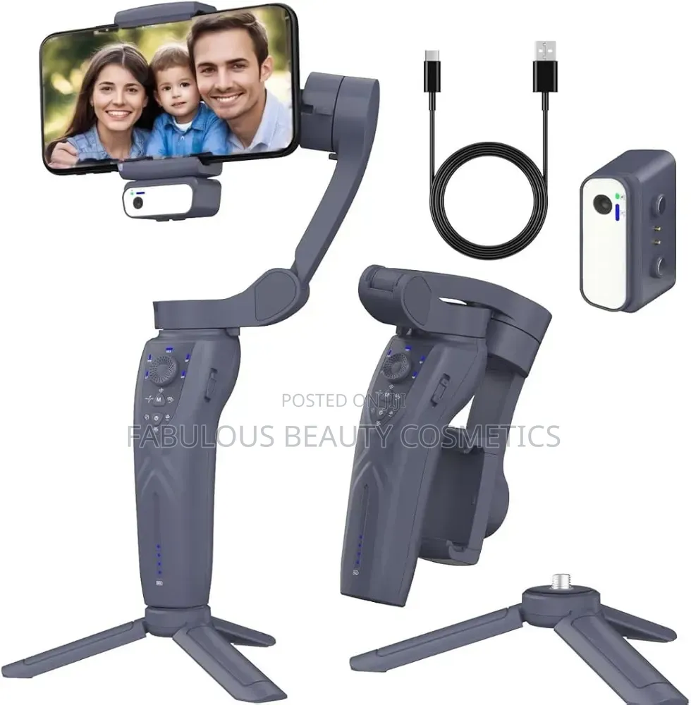 F12 3‐Axis Foldable Gimbal Stabilizer for Smartphone