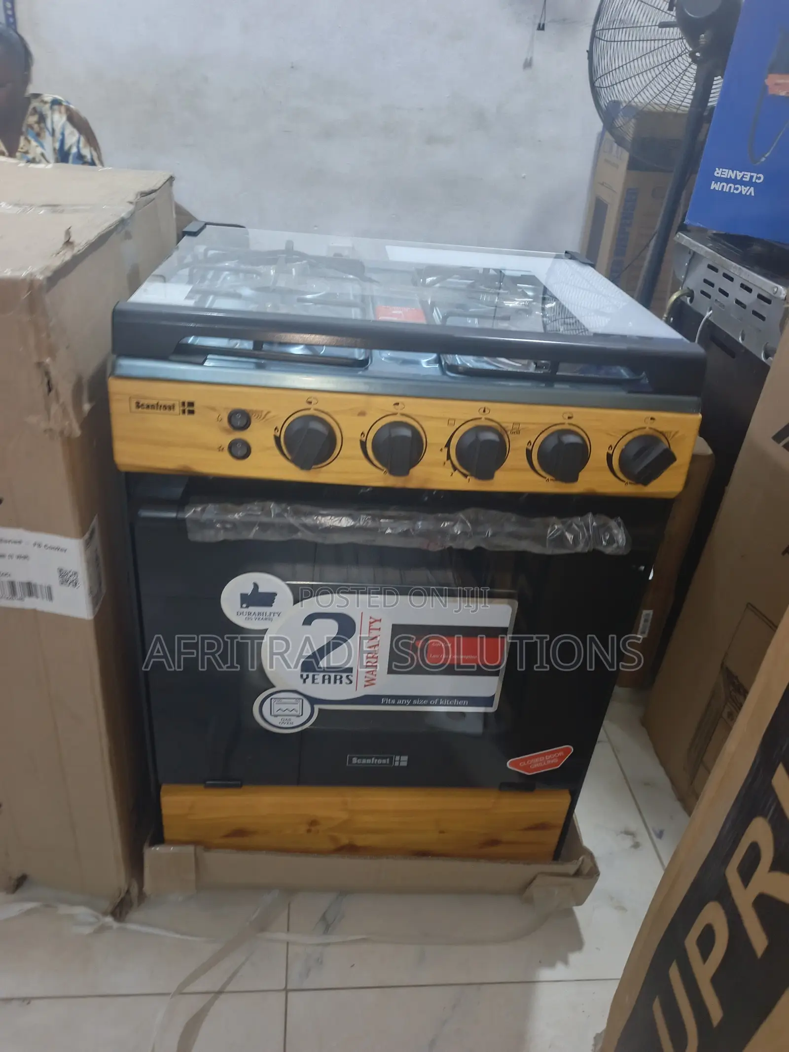 Scanfrost 60x60 Gas Cooker – Built for Convenience