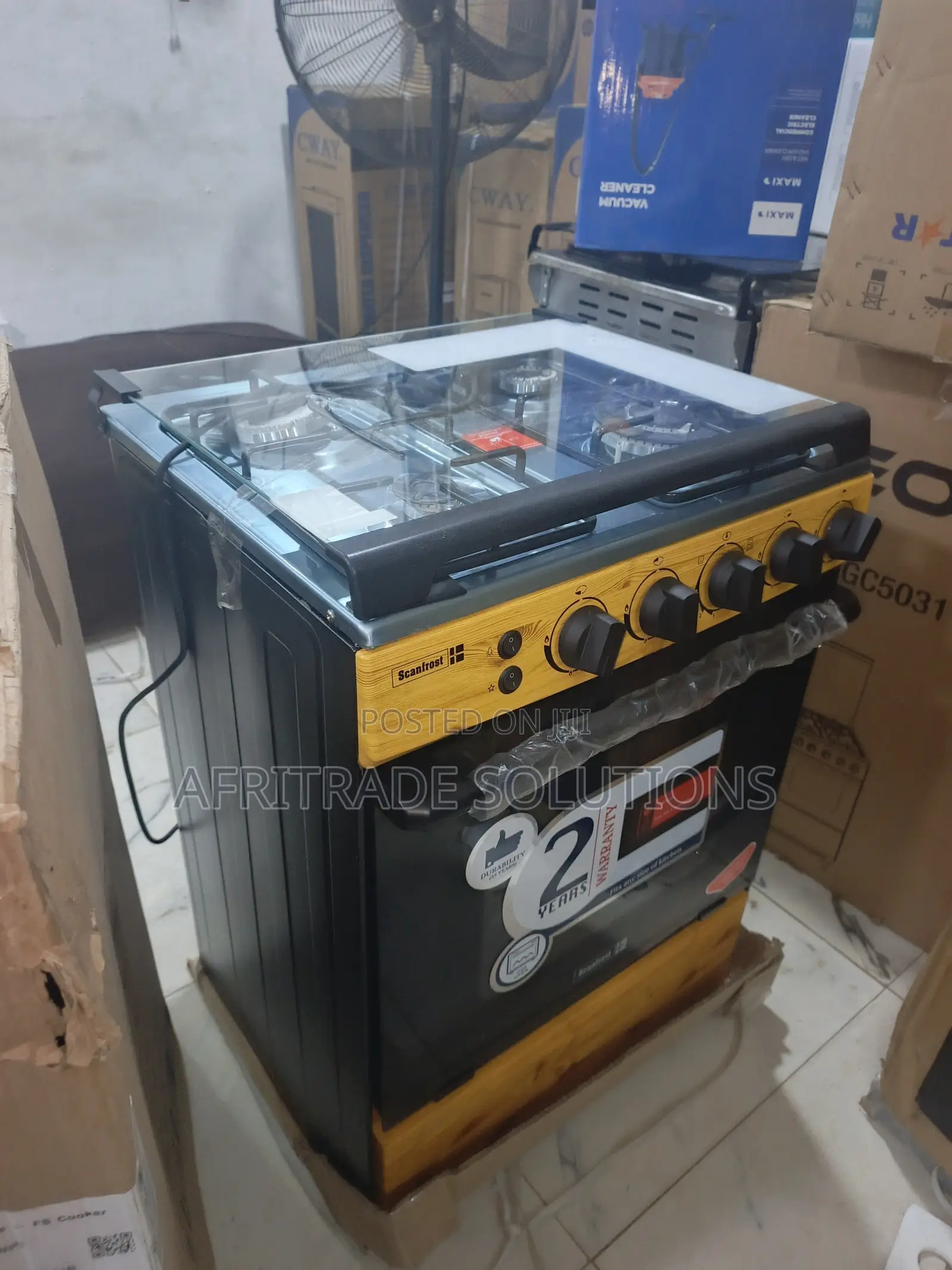 Scanfrost 60x60 Gas Cooker – Built for Convenience