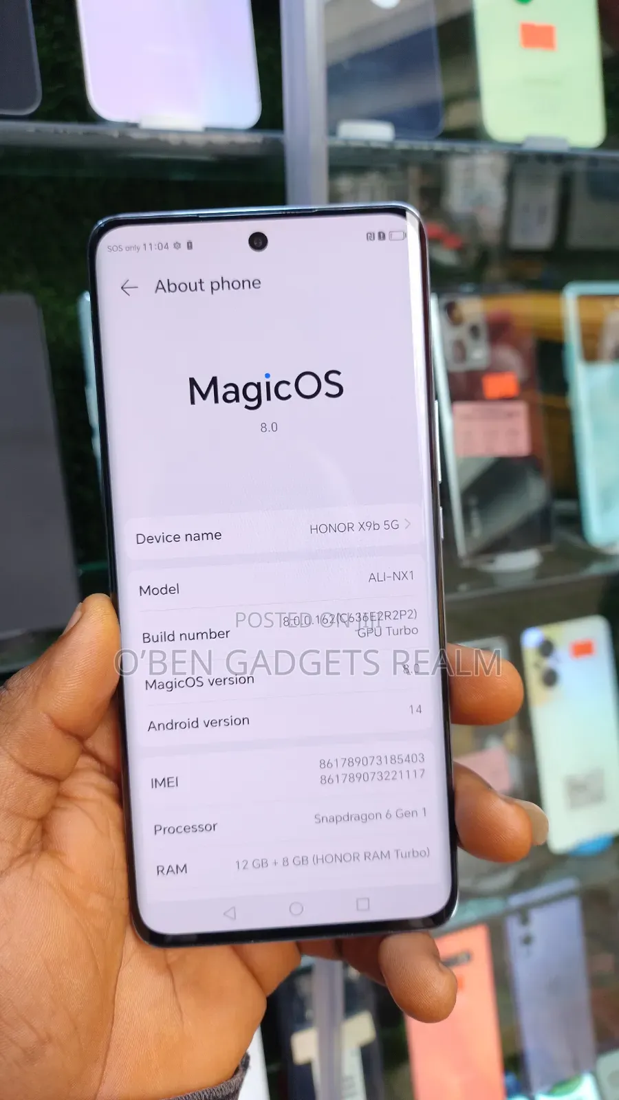 Honor X9b 5G 256 GB White