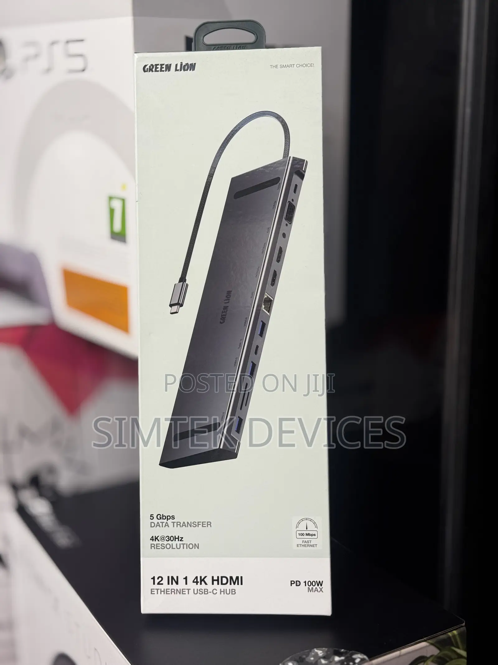 Green Lion 12 in 1 HDMI Ethernet USB-C Hub