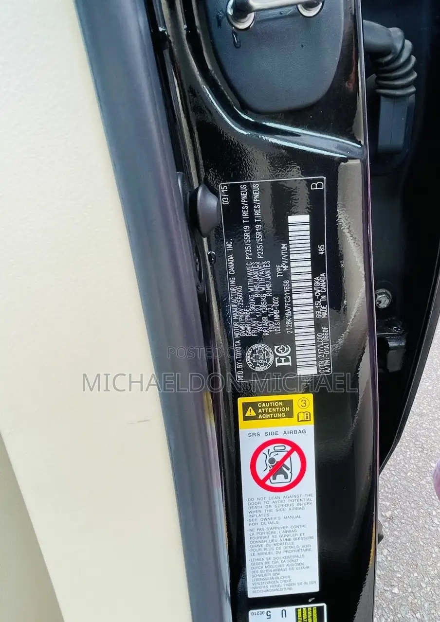 Lexus RX 350 FWD 2015 Black