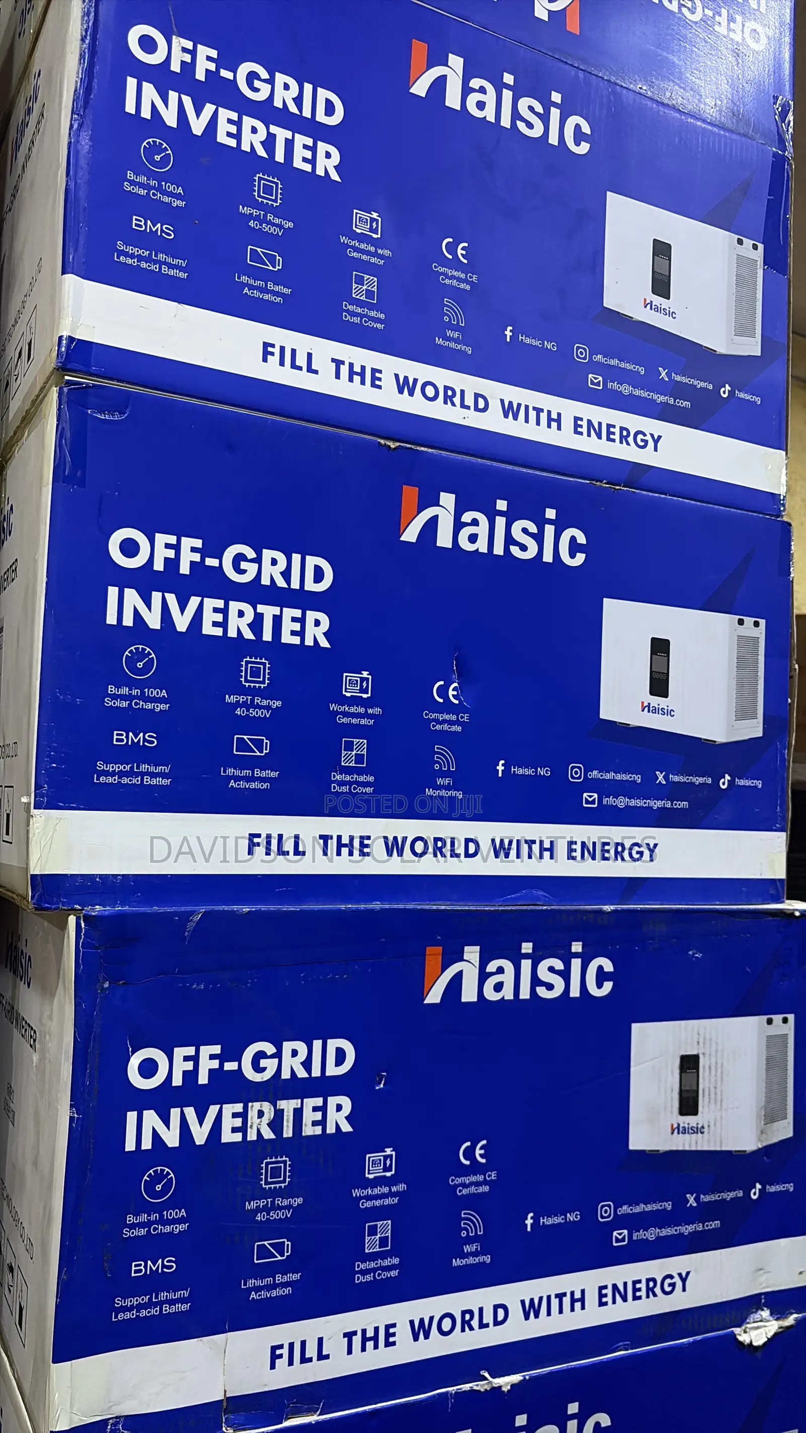 4.2kwh With 8kwh Lithium Battery Haisic Off Grid 24v System