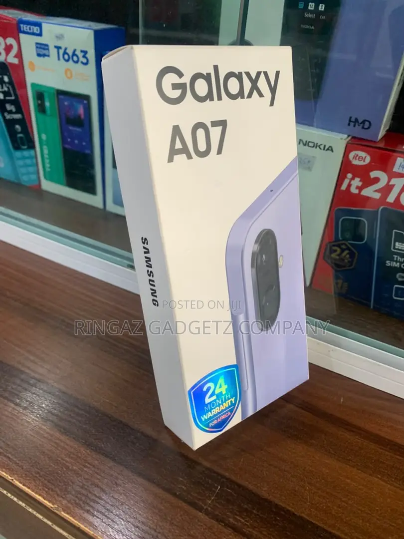 New Samsung Galaxy A07 4G 64 GB Black