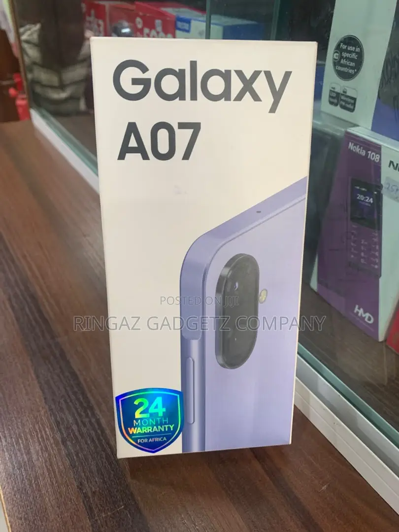 New Samsung Galaxy A07 4G 64 GB Black