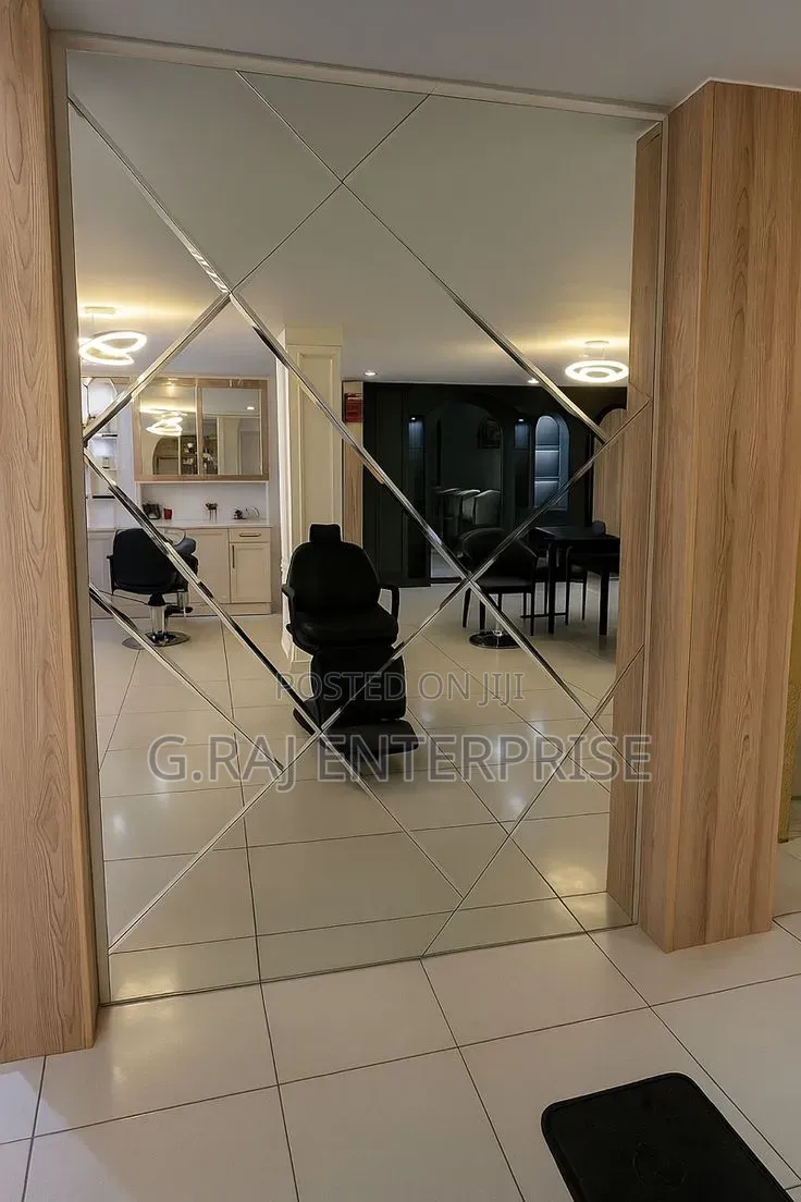 Interior Living Room Beveled Mirror in Osogbo
