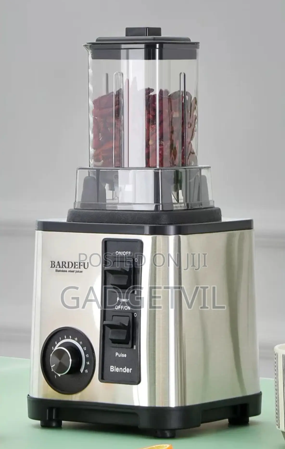 8 in 1 4L Stainless Steel Food Processing Blender