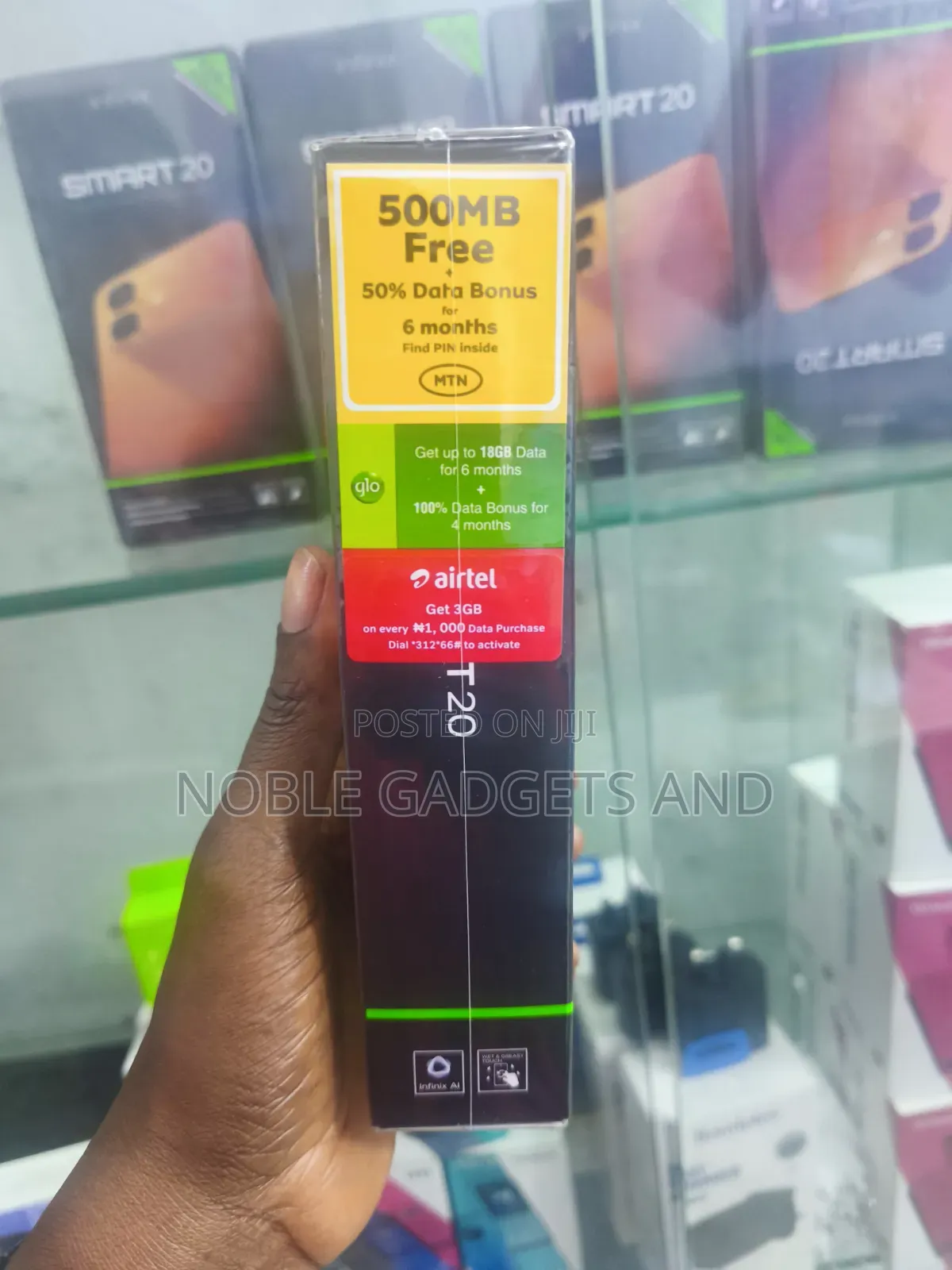 New Infinix Smart 20 128 GB Black