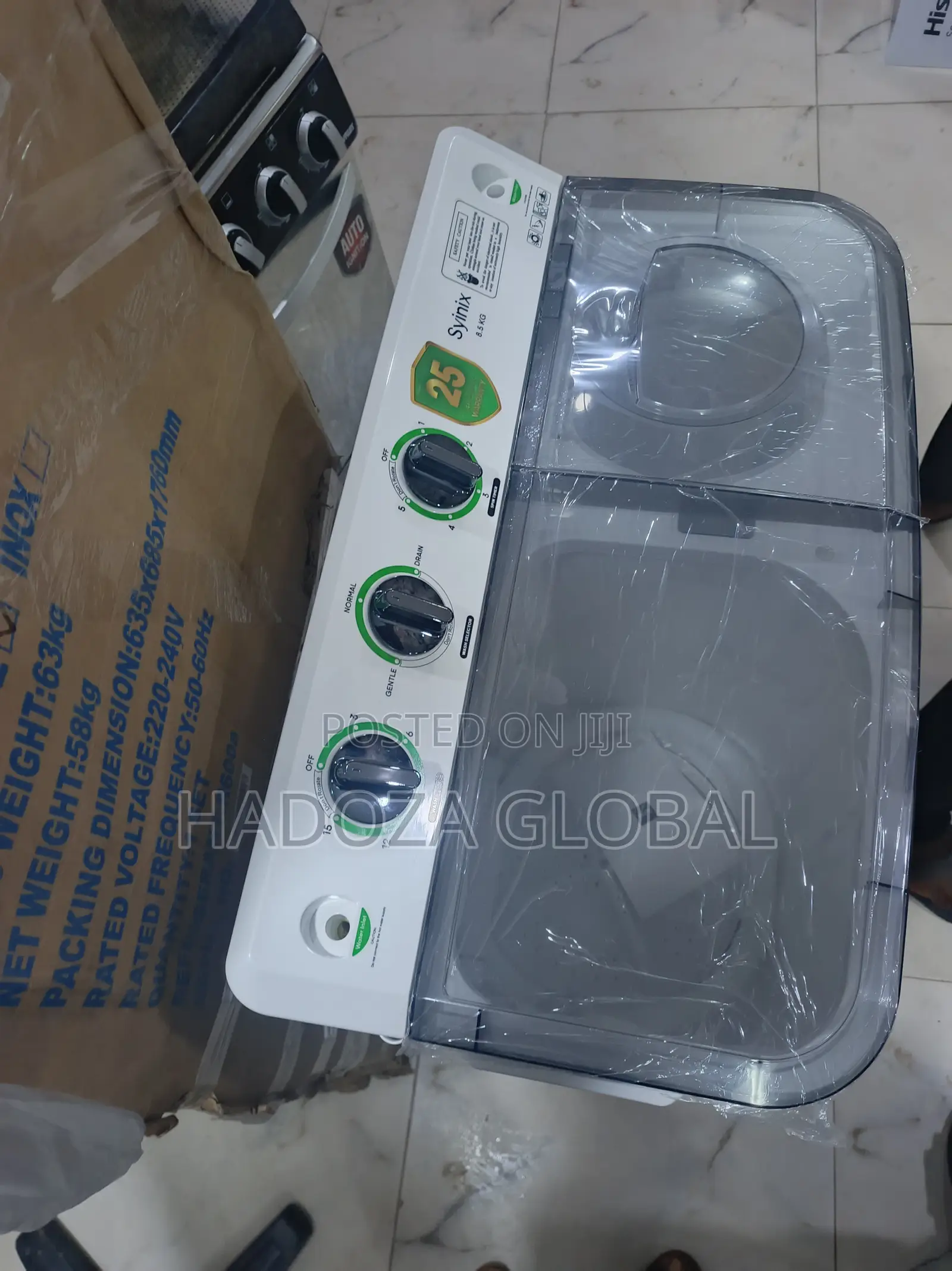 Syinix 8KG Top Load Washing Machine – Powerful Laundry Performance