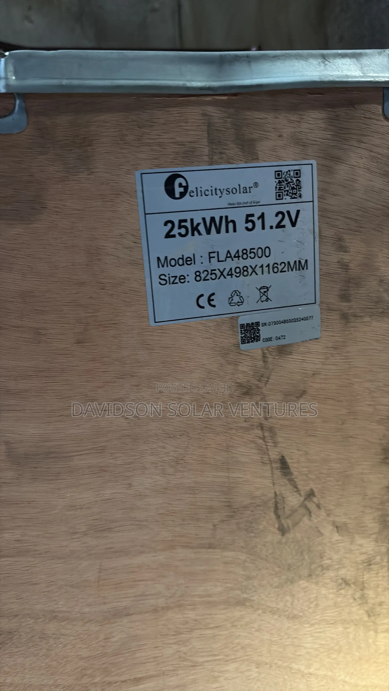 48v 25kwh Felicity Solar Lithium Ion Battery