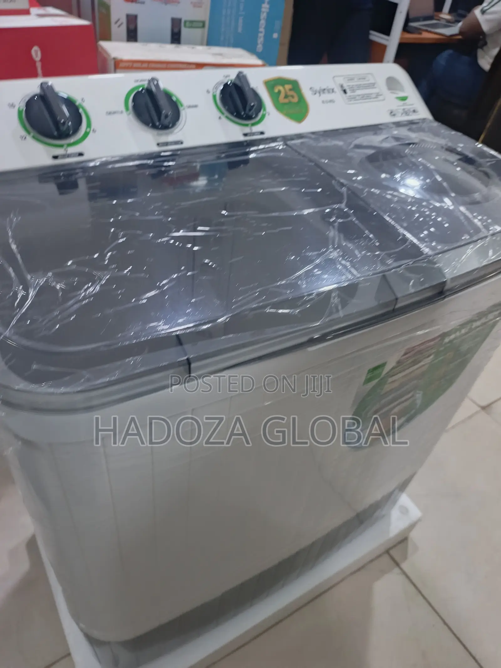 Syinix 8KG Top Load Washing Machine – Wash More, Worry Less