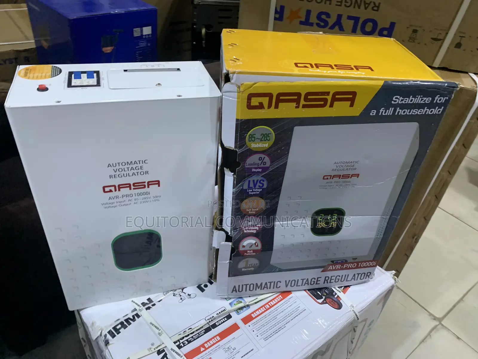 QASA 10000Watts Wall Hanging Voltage Stabilizer