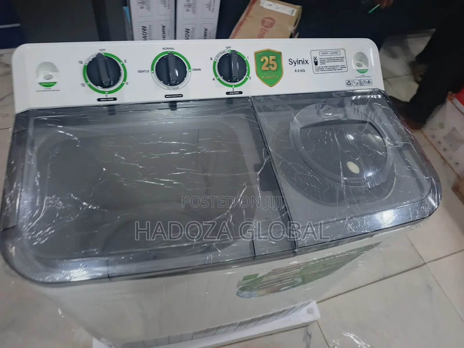 Syinix 8KG Automatic Washer – Big Capacity, Brilliant Results