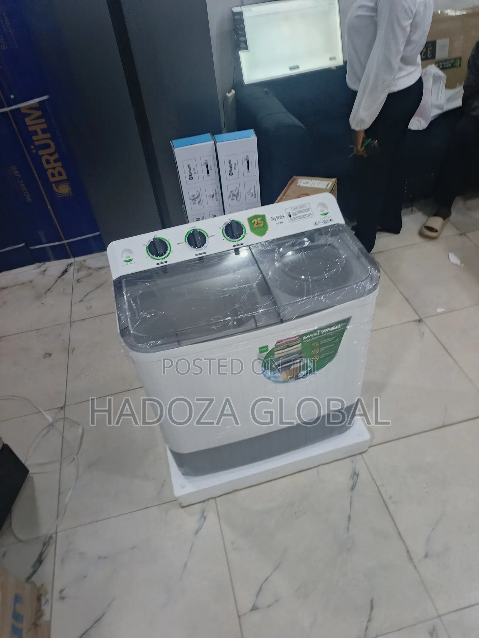 Syinix 8KG Top Loader – Smart Washing for Modern Homes