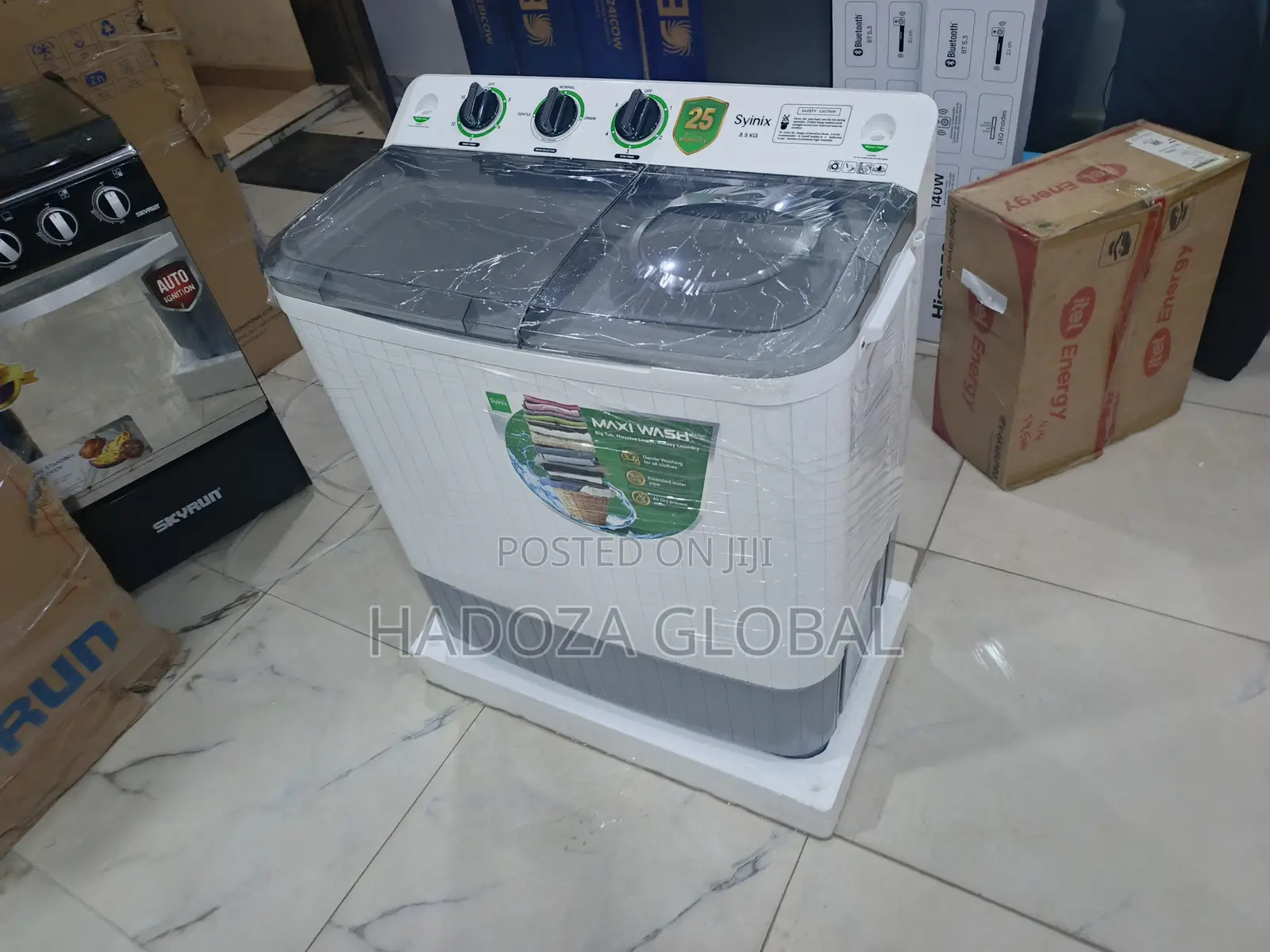 Syinix 8KG Washing Machine – Tough on Stains, Gentle on Fabrics