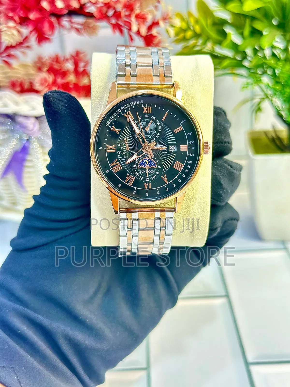 Poedagar Chain Watches With Date