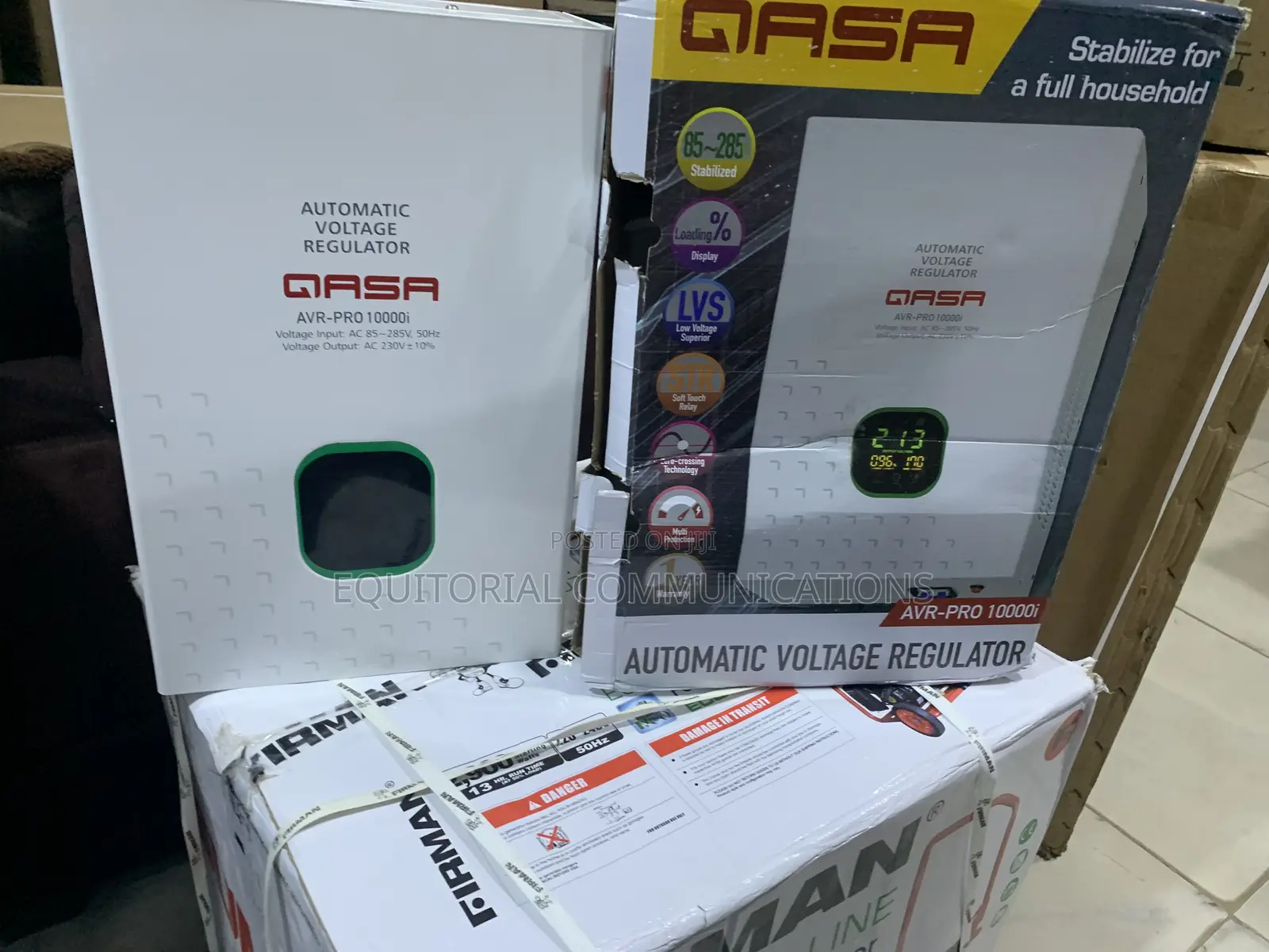 QASA 10000Watts Wall Mount Electrical Voltage Stabilizer