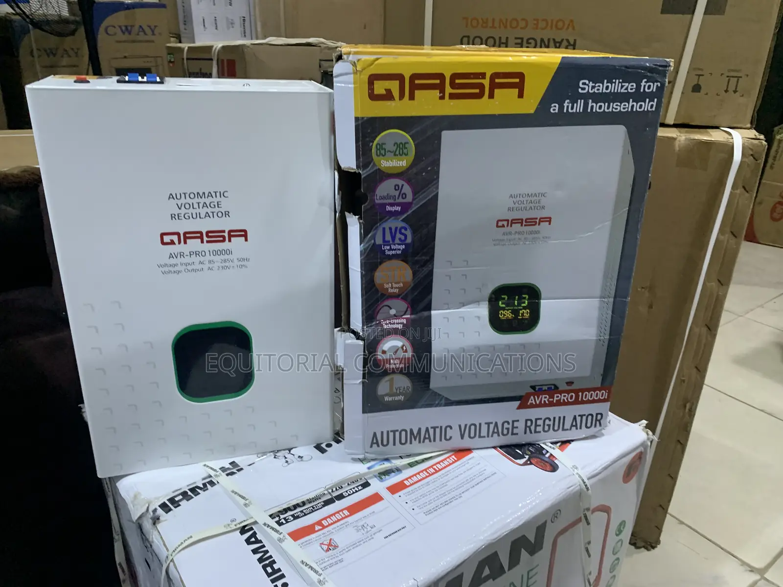 QASA 10000Watts Wall Mount Electrical Voltage Stabilizer