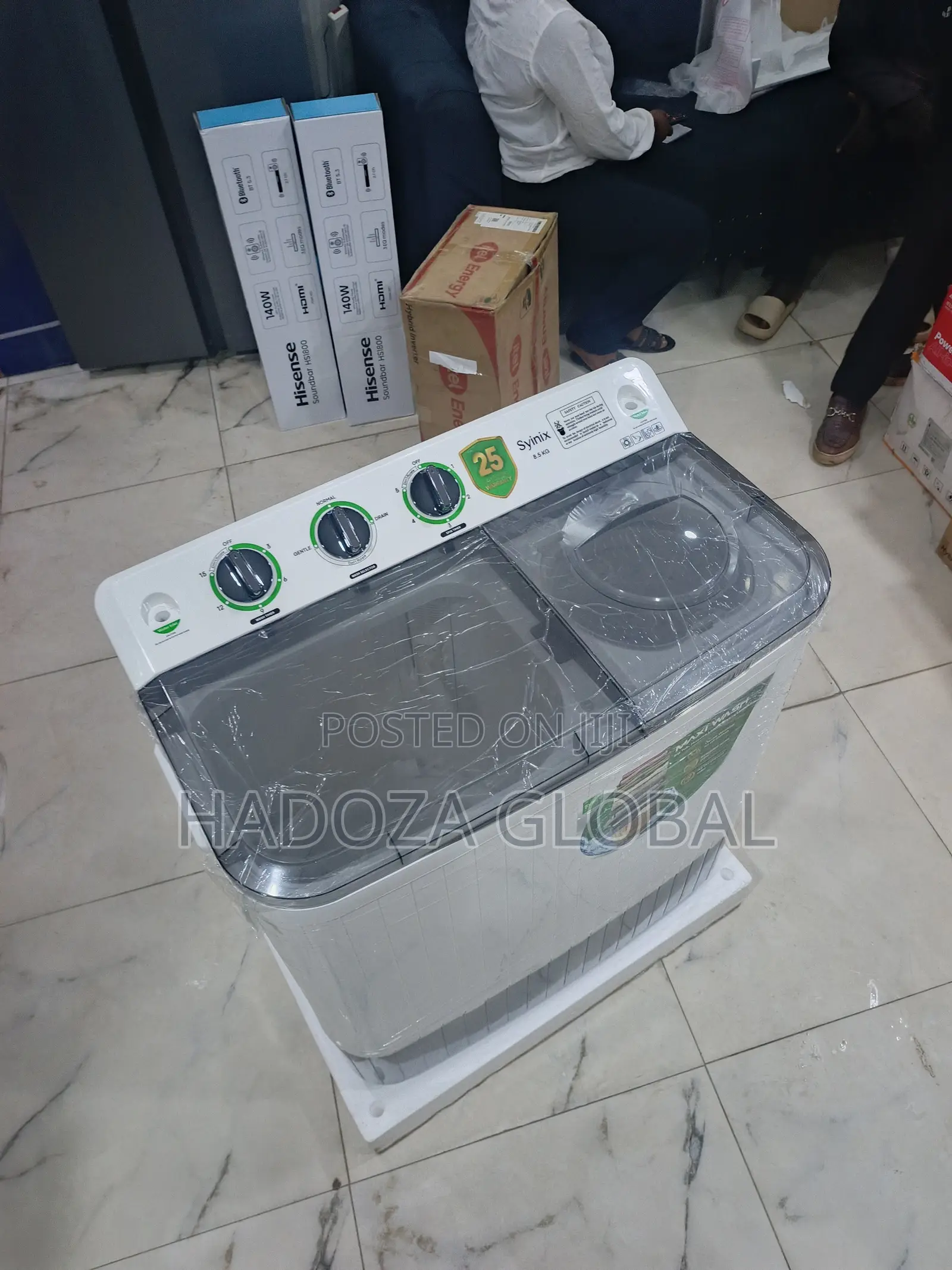 Syinix 8KG Washing Machine – Maximum Cleaning, Minimum Effort