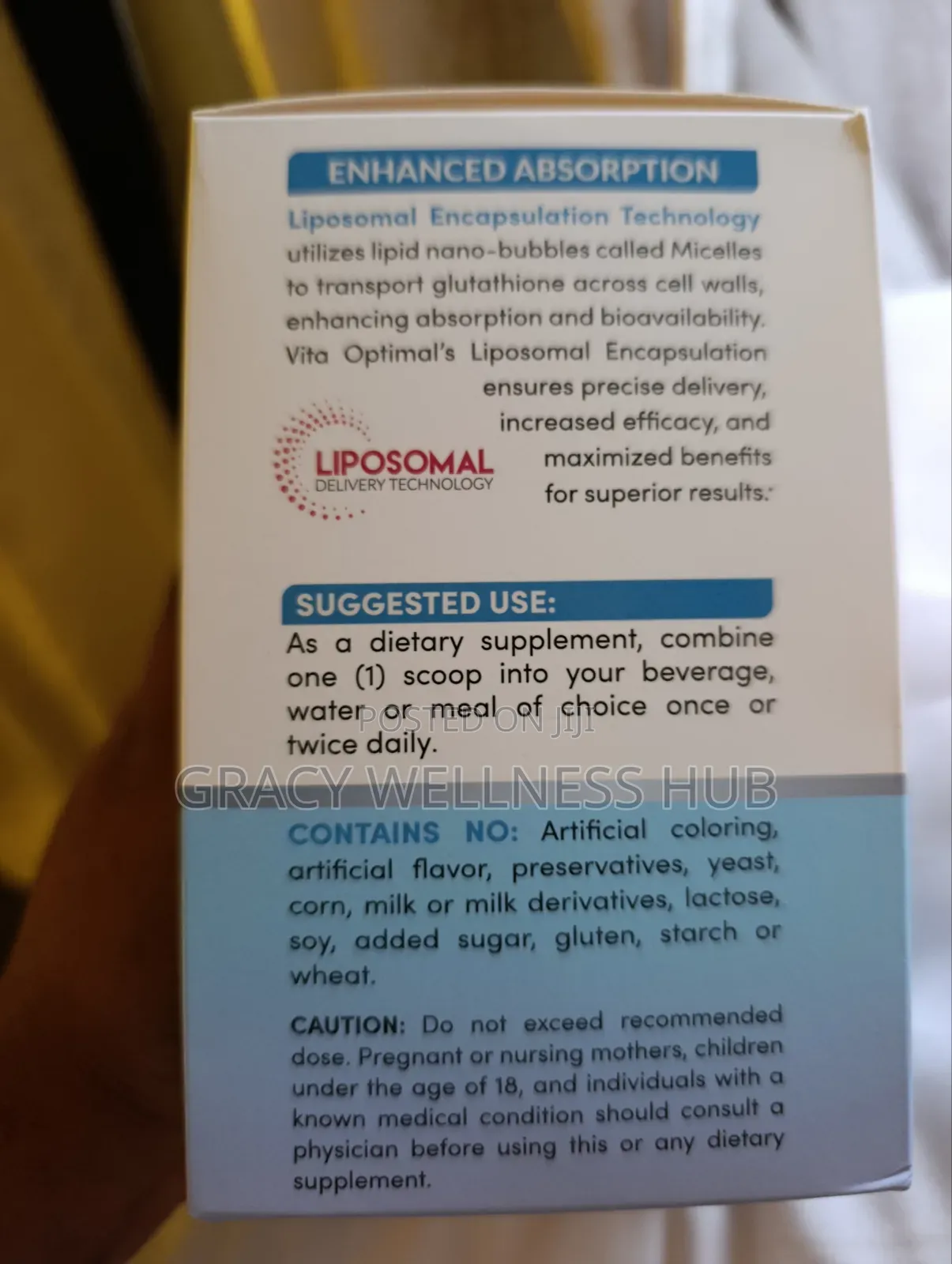 Vita Optimal Brighter Glow Liposomal Glutathione