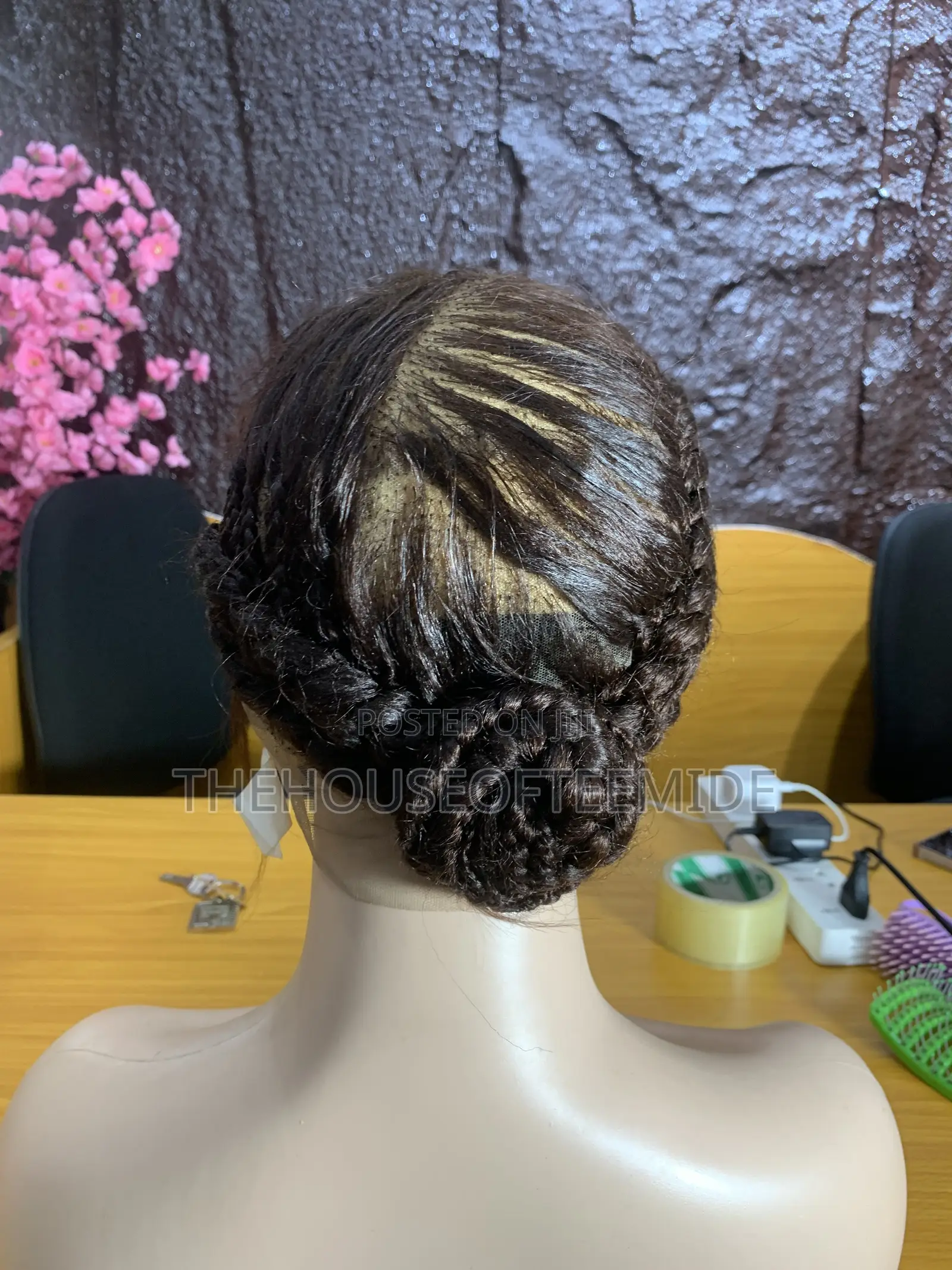 Full Frontal Braided Wig