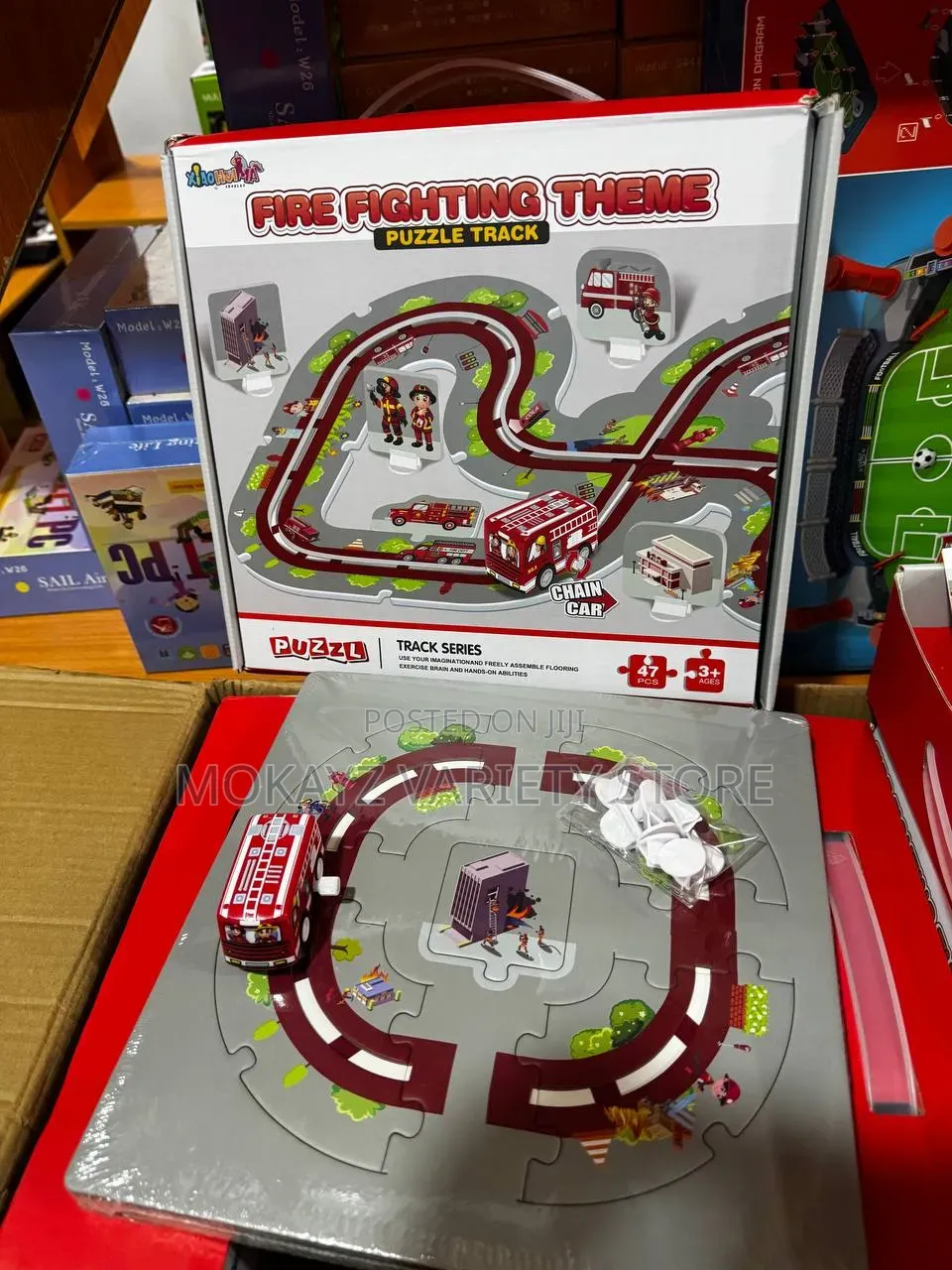 FIRE FIGHTER THEME PUZZLE GAME(Comes With 47 Puzzle Mats)