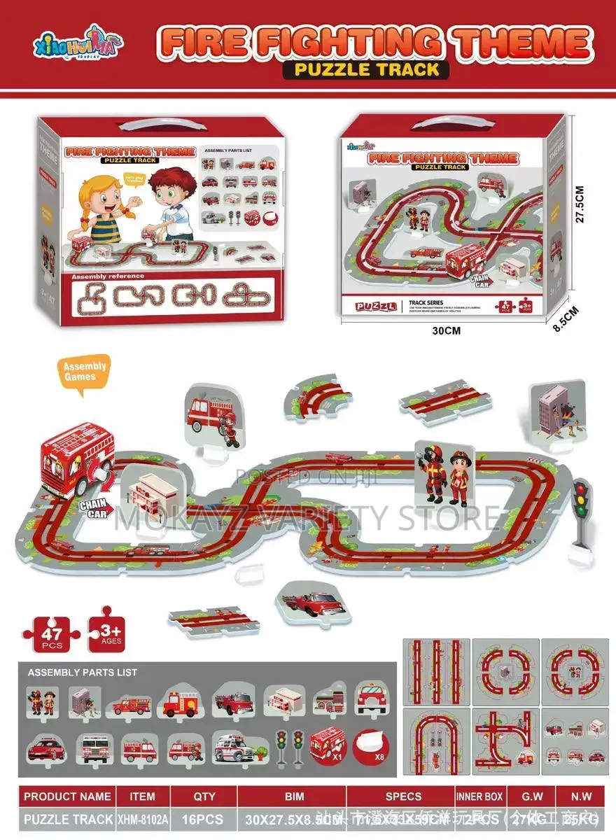FIRE FIGHTER THEME PUZZLE GAME(Comes With 47 Puzzle Mats)