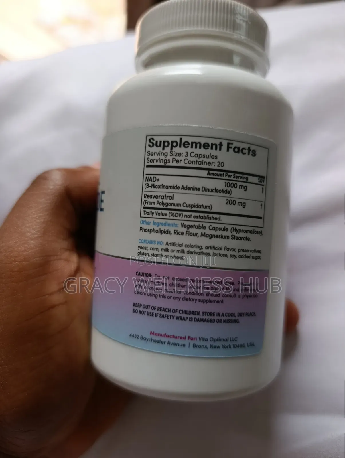 Vita Optimal Liposomal Nicotinamide+ Resveratrol