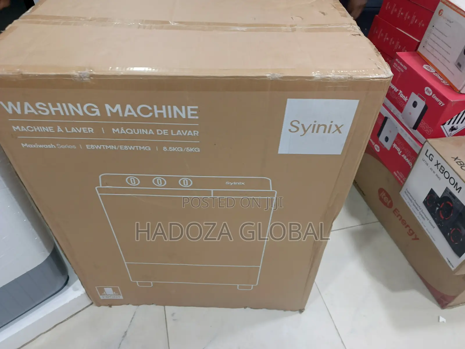 Syinix 8KG Washer – Tough on Dirt, Gentle on Every Fabric
