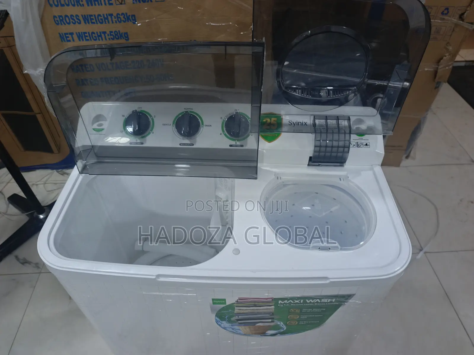 Syinix 8KG Top Load Washer – Reliable Performance That Lasts