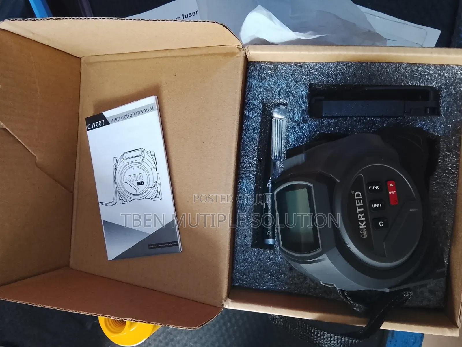 KRTED Branded 3-in-1 Laser Tape Measure