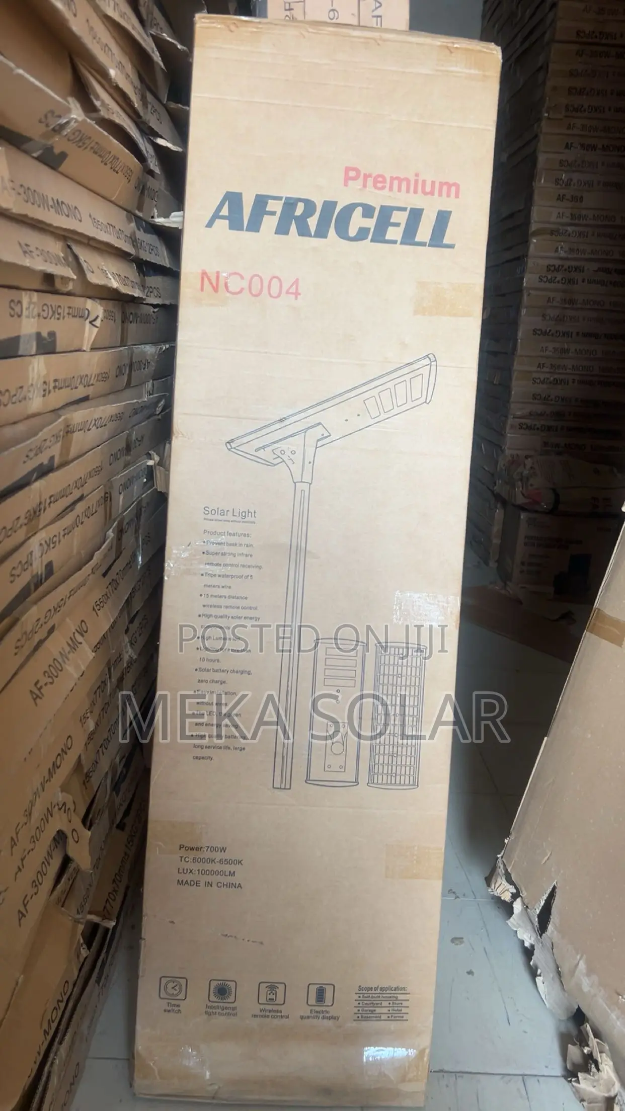 Africell Solar Streetlight 700w (Industrial)